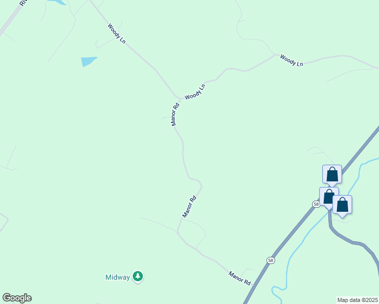 map of restaurants, bars, coffee shops, grocery stores, and more near 264 Manor Road in Kingston