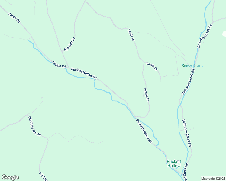 map of restaurants, bars, coffee shops, grocery stores, and more near 813 Puckett Hollow Road in Centerville