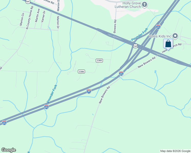 map of restaurants, bars, coffee shops, grocery stores, and more near 375 Yountz Road in Lexington