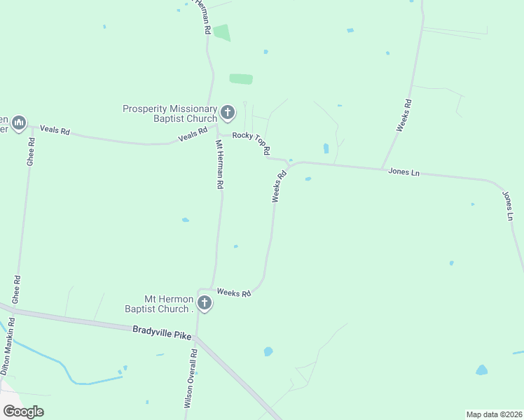map of restaurants, bars, coffee shops, grocery stores, and more near 2037 Mount Herman Road in Murfreesboro