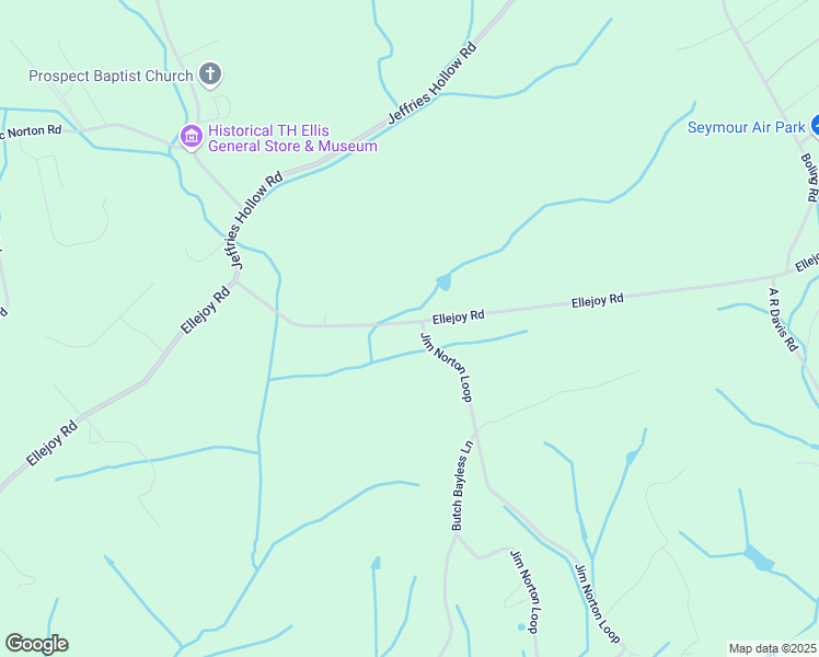 map of restaurants, bars, coffee shops, grocery stores, and more near 2000-2016 Ellejoy Road in Seymour