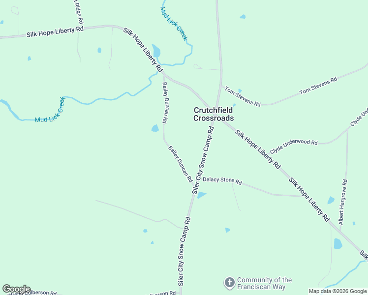 map of restaurants, bars, coffee shops, grocery stores, and more near in Crutchfield Crossroads