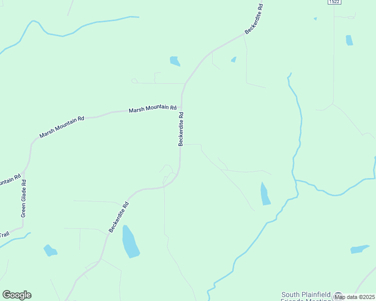 map of restaurants, bars, coffee shops, grocery stores, and more near Beckerdite Road in Randolph County