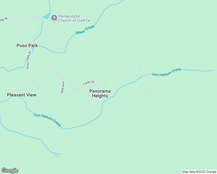 map of restaurants, bars, coffee shops, grocery stores, and more near 45890 Ridge Road in Posey
