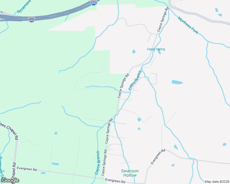 map of restaurants, bars, coffee shops, grocery stores, and more near 1778 Cayce Springs Road in Thompson's Station