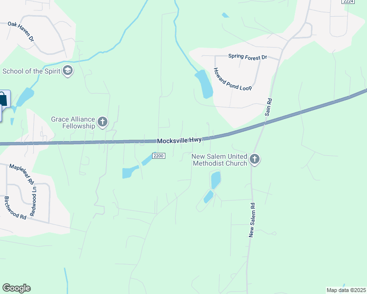 map of restaurants, bars, coffee shops, grocery stores, and more near 112 Solano Drive in Statesville