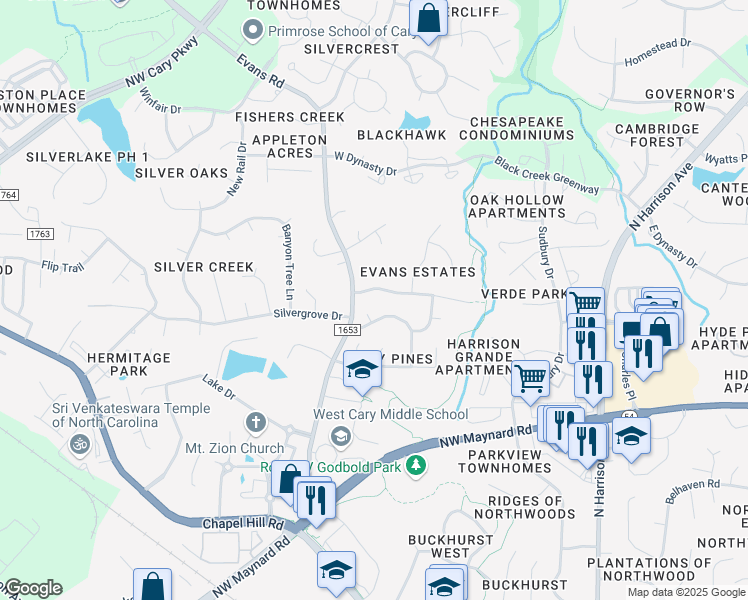 104 Evans Estates Drive, Cary NC Walk Score
