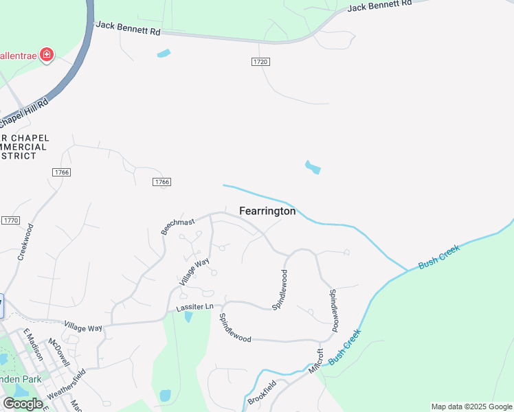 map of restaurants, bars, coffee shops, grocery stores, and more near in Fearrington