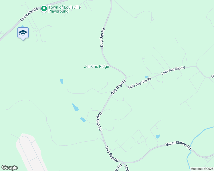 map of restaurants, bars, coffee shops, grocery stores, and more near 3514 McDonald Road in Louisville