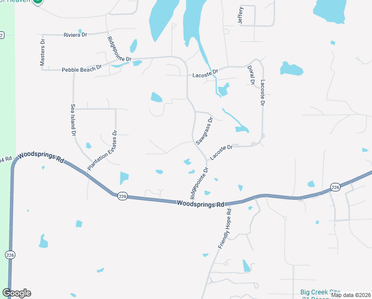 map of restaurants, bars, coffee shops, grocery stores, and more near 2801 Ridgepointe Dr in Jonesboro