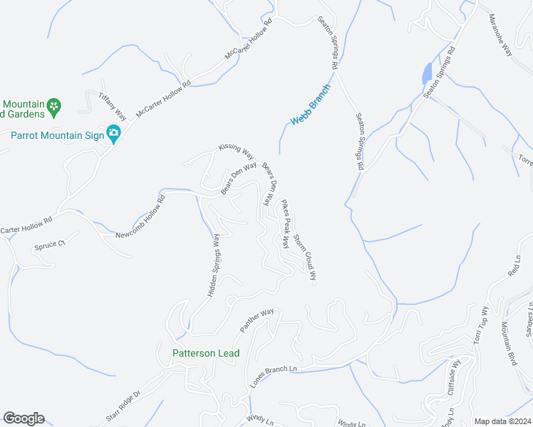 map of restaurants, bars, coffee shops, grocery stores, and more near Bears Den Way in Sevierville