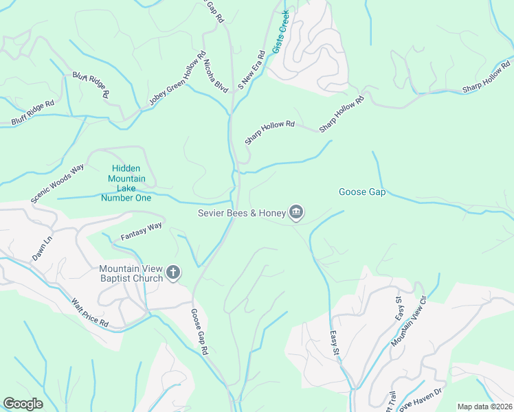 map of restaurants, bars, coffee shops, grocery stores, and more near 1336 Helton Road in Sevierville