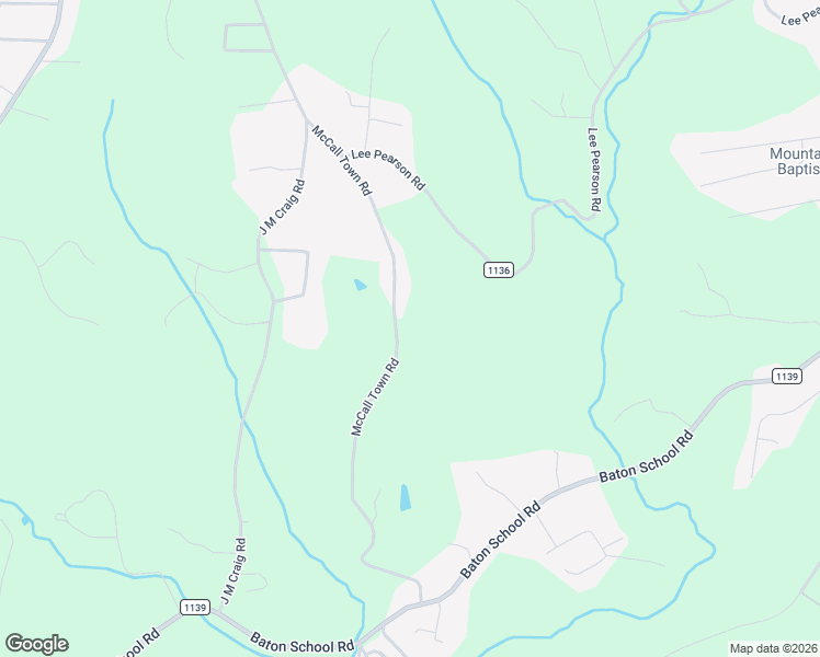 map of restaurants, bars, coffee shops, grocery stores, and more near 1749 Lee Pearson Road in Granite Falls