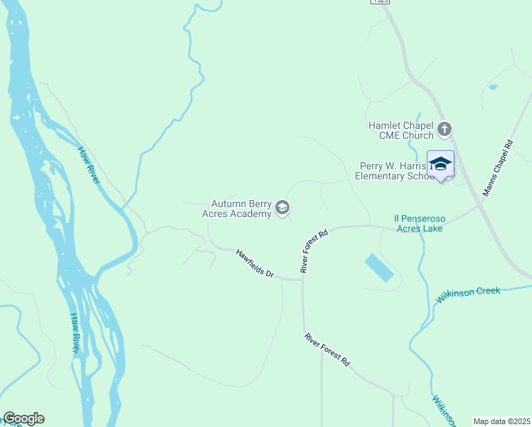 map of restaurants, bars, coffee shops, grocery stores, and more near 272 Sweet Pine Circle in Pittsboro