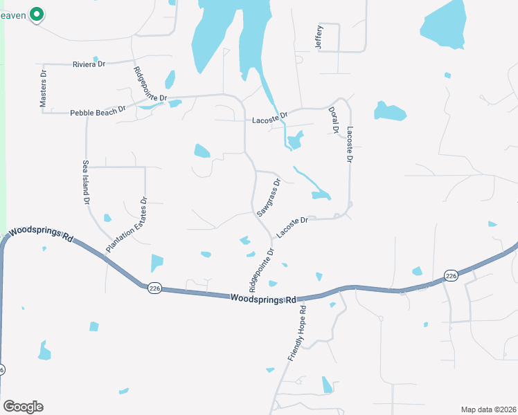 map of restaurants, bars, coffee shops, grocery stores, and more near 2707 Ridgepointe Drive in Jonesboro