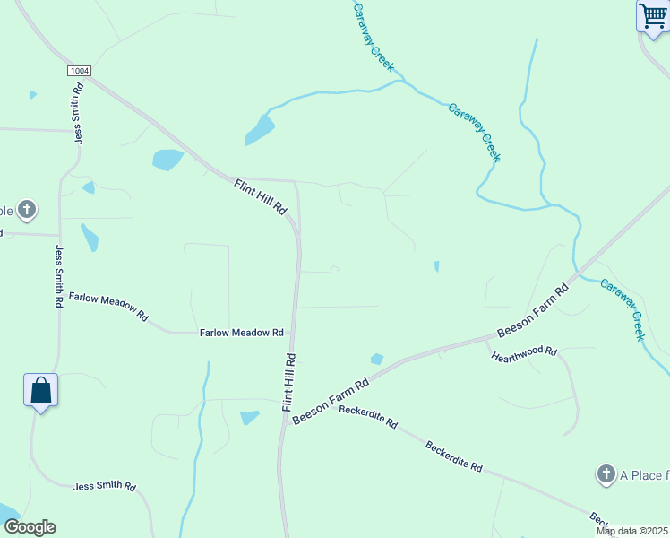 map of restaurants, bars, coffee shops, grocery stores, and more near 6882 Flint Hill Road in Sophia