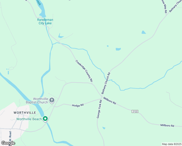map of restaurants, bars, coffee shops, grocery stores, and more near 3168 Creekridge Country Road in Randleman