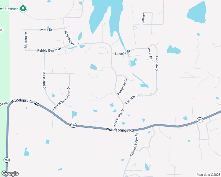 map of restaurants, bars, coffee shops, grocery stores, and more near 2707 Ridgepointe Drive in Jonesboro