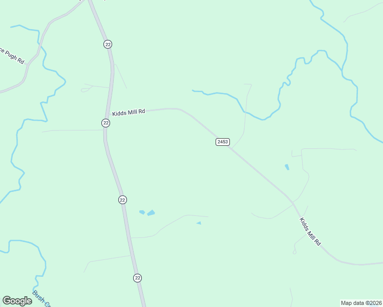 map of restaurants, bars, coffee shops, grocery stores, and more near 3418 Kidds Mill Road in Franklinville