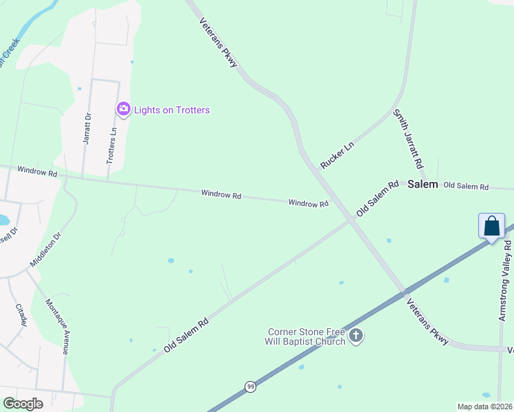 map of restaurants, bars, coffee shops, grocery stores, and more near 4341 Windrow Road in Rockvale