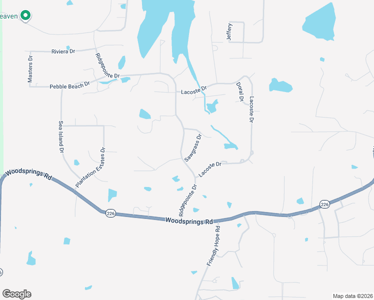 map of restaurants, bars, coffee shops, grocery stores, and more near 2707 Ridgepointe Drive in Jonesboro
