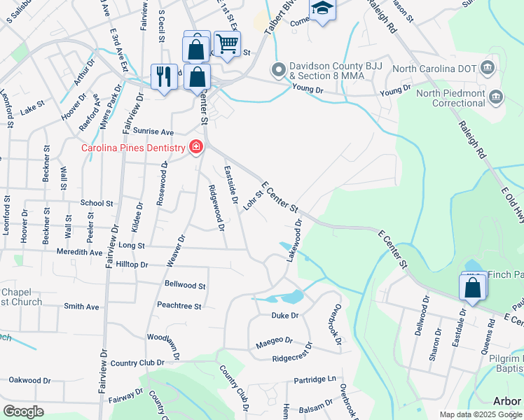 map of restaurants, bars, coffee shops, grocery stores, and more near 118 Fox Haven Court in Lexington