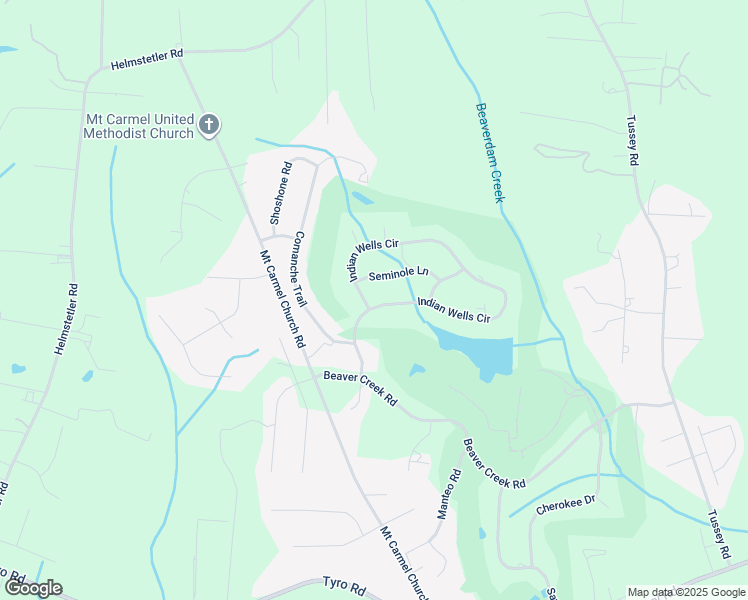 map of restaurants, bars, coffee shops, grocery stores, and more near 201 Indian Wells Circle in Lexington