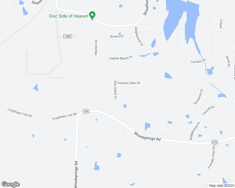 map of restaurants, bars, coffee shops, grocery stores, and more near 2412 Sea Island Drive in Jonesboro