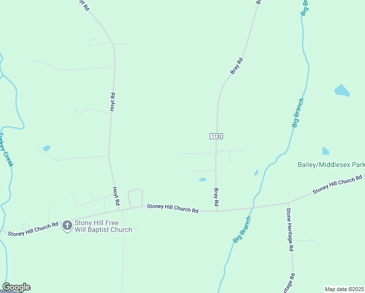 map of restaurants, bars, coffee shops, grocery stores, and more near 9338 Bray Road in Bailey