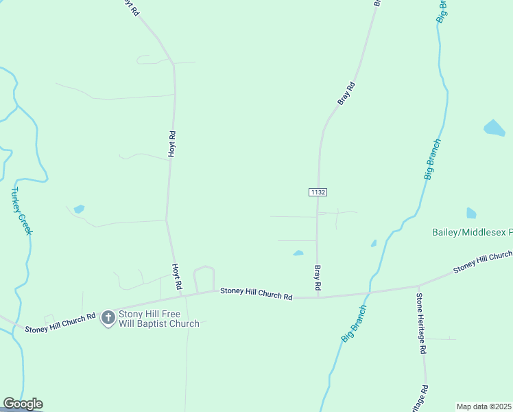 map of restaurants, bars, coffee shops, grocery stores, and more near 9338 Bray Road in Bailey