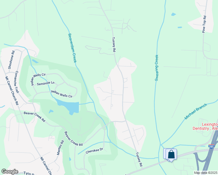 map of restaurants, bars, coffee shops, grocery stores, and more near 121 Sawgrass Lane North in Lexington