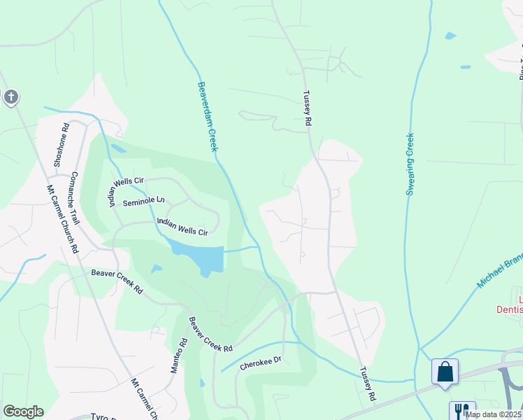 map of restaurants, bars, coffee shops, grocery stores, and more near 250 Augusta Drive in Lexington
