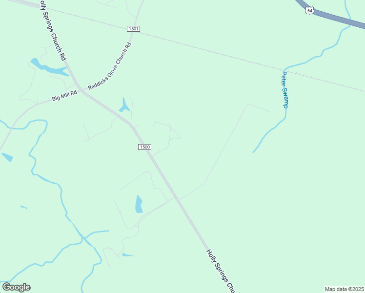 map of restaurants, bars, coffee shops, grocery stores, and more near 2595 Holly Springs Church Road in Williamston