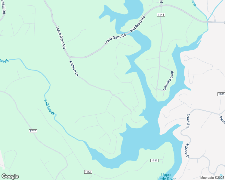 map of restaurants, bars, coffee shops, grocery stores, and more near 4946 Addison Lane in Hickory