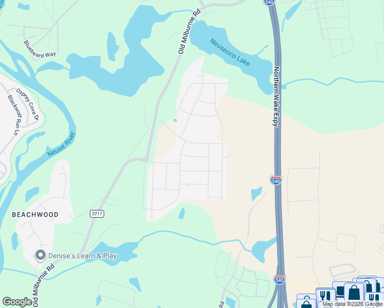 map of restaurants, bars, coffee shops, grocery stores, and more near 3524 Pinnacle Peak Drive in Wake County