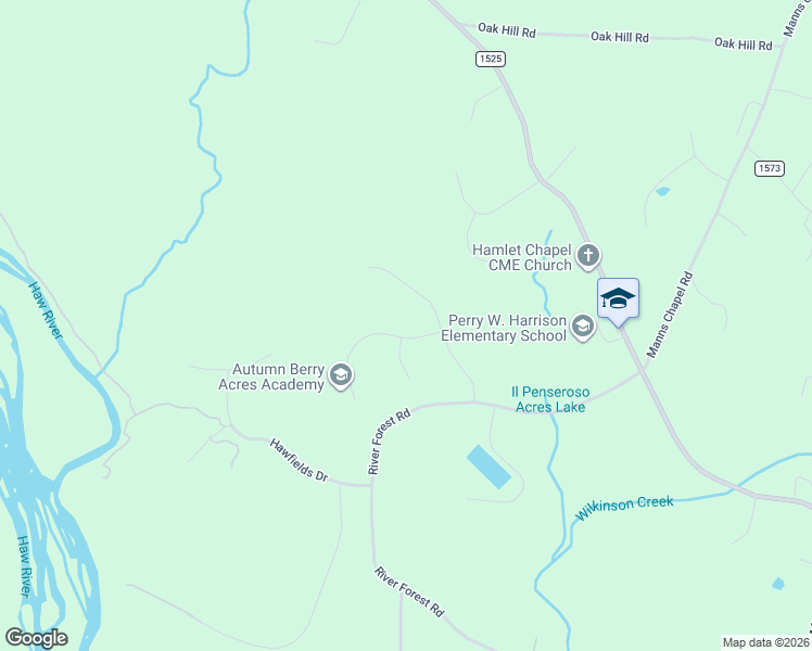 map of restaurants, bars, coffee shops, grocery stores, and more near 96 Sweet Pine Circle in Pittsboro