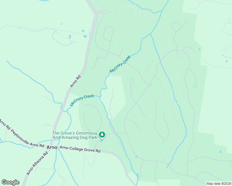 map of restaurants, bars, coffee shops, grocery stores, and more near 6442 Arno-College Grove Road in College Grove