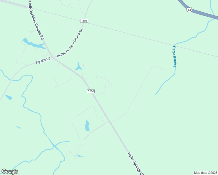 map of restaurants, bars, coffee shops, grocery stores, and more near 2595 Holly Springs Church Road in Williamston