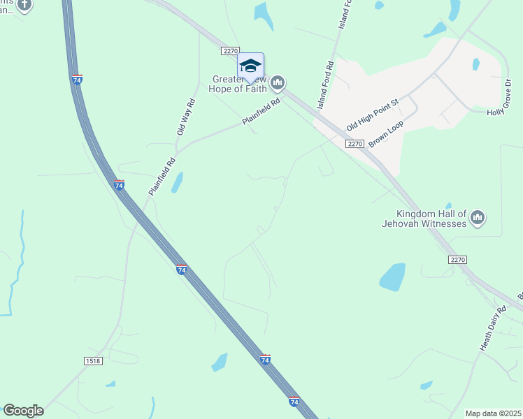 map of restaurants, bars, coffee shops, grocery stores, and more near 3993 Old Courthouse Rd in Sophia