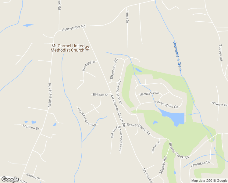 map of restaurants, bars, coffee shops, grocery stores, and more near 124 Comanche Trail in Lexington