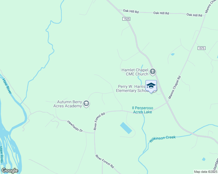 map of restaurants, bars, coffee shops, grocery stores, and more near 96 Sweet Pine Circle in Pittsboro