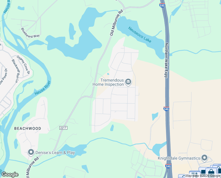 map of restaurants, bars, coffee shops, grocery stores, and more near 1700 Old Milburnie Road in Raleigh