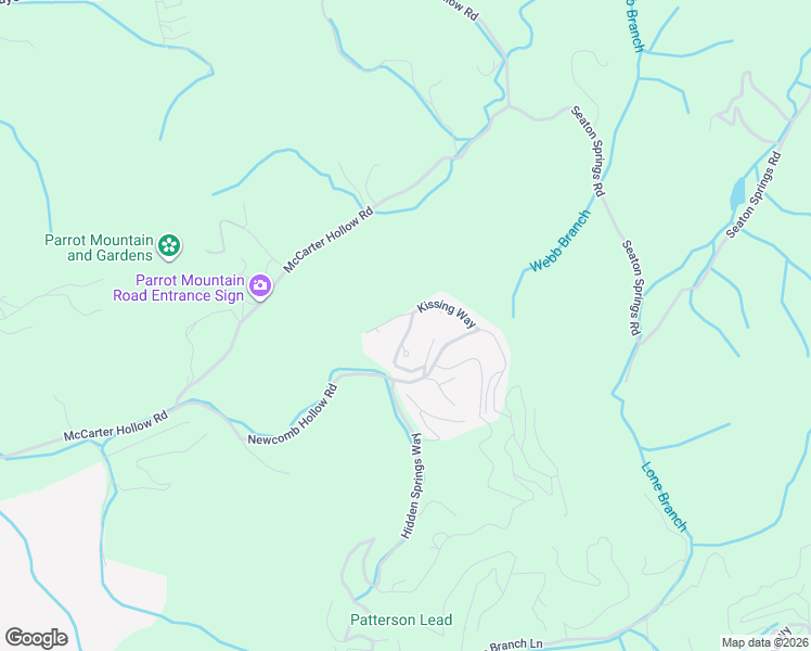 map of restaurants, bars, coffee shops, grocery stores, and more near 1512 Boo Boos Way in Sevierville