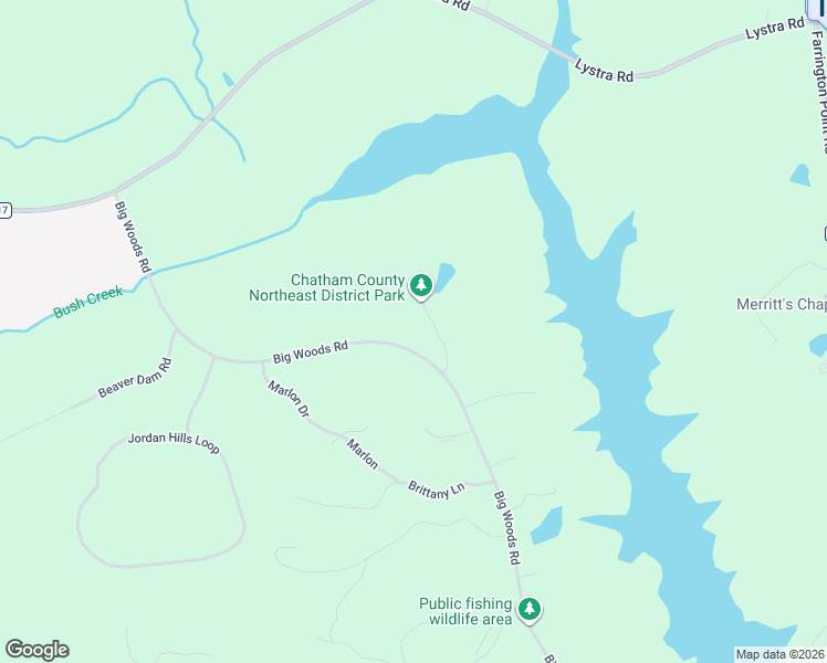 map of restaurants, bars, coffee shops, grocery stores, and more near 5532 Big Woods Road in Chapel Hill