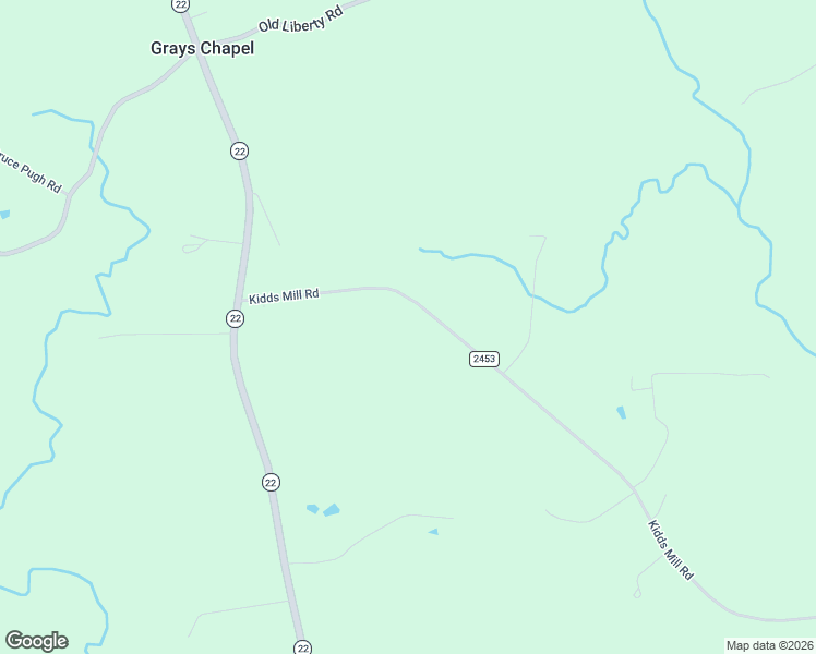 map of restaurants, bars, coffee shops, grocery stores, and more near 3418 Kidds Mill Road in Franklinville