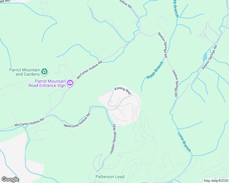 map of restaurants, bars, coffee shops, grocery stores, and more near 1503 Boo Boos Way in Sevierville