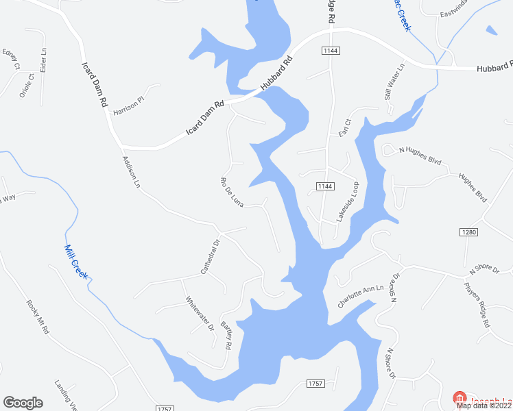 map of restaurants, bars, coffee shops, grocery stores, and more near 4868 Rio De Luna in Hickory