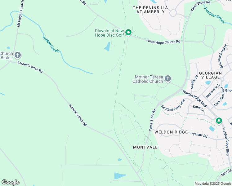 map of restaurants, bars, coffee shops, grocery stores, and more near American Tobacco Trail in Apex