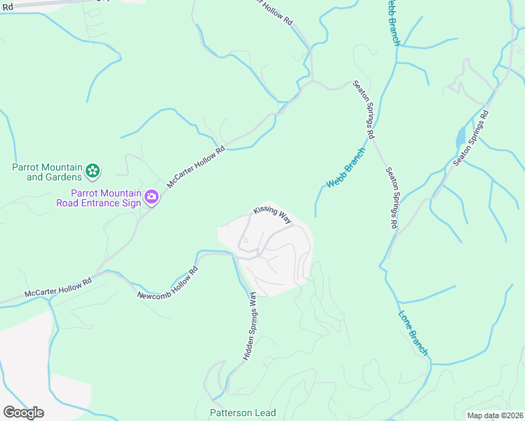 map of restaurants, bars, coffee shops, grocery stores, and more near 1642 Kissing Way in Sevierville