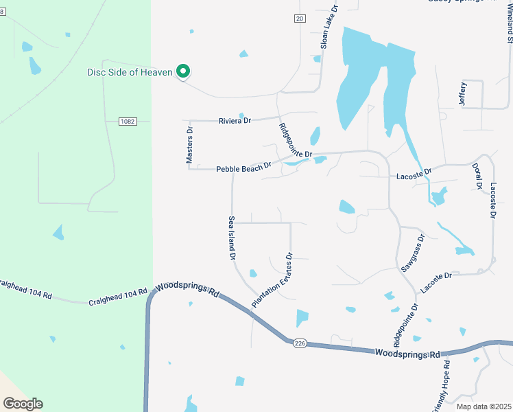 map of restaurants, bars, coffee shops, grocery stores, and more near 2318 Summit Oaks Cove in Jonesboro